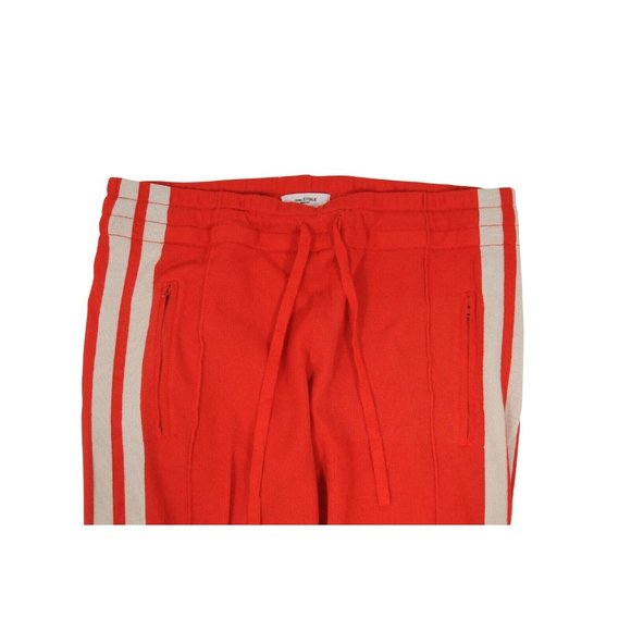 Isabel Marant Etoile Striped Stirrup Jogging Pants Size 42 Red Viscose Blend - Picture 3 of 9